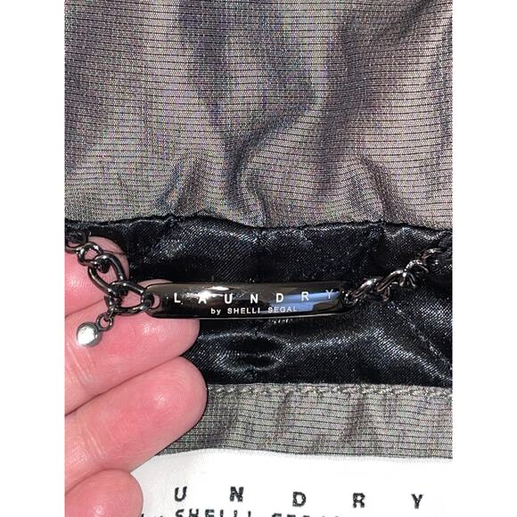 Laundry by Shelli Segal Fox Fur Trimmed Coat - Size‎ S - Just Fabulous! - Picture 14 of 16